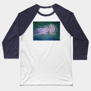 "jellyfish" - Selfmade printed Art Design! Baseball T-Shirt